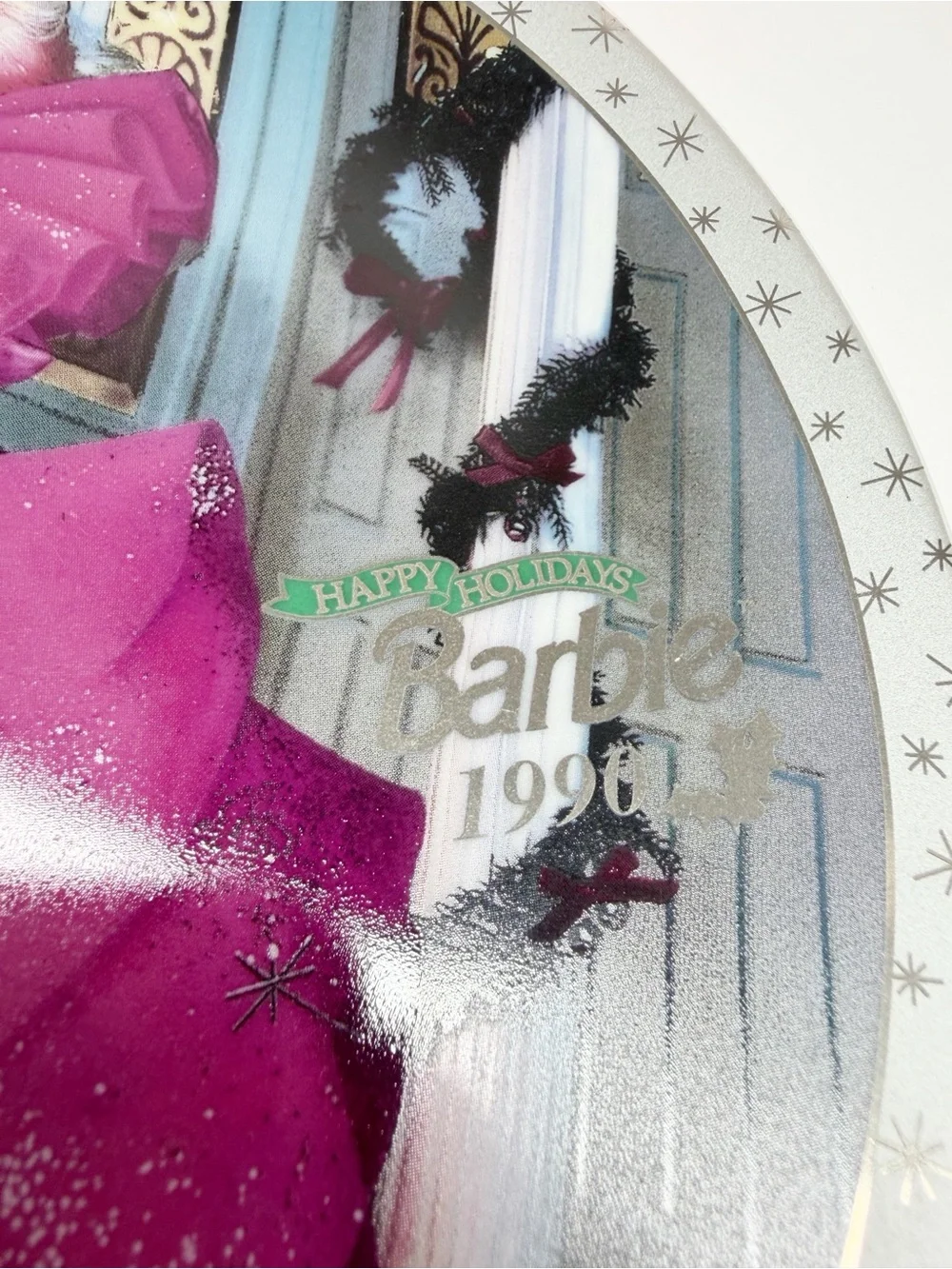 Vintage 1990 Holiday Barbie Collector Plate